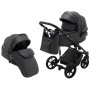 Коляска 2 в 1 графит Adamex Porto Light ECO SA-5