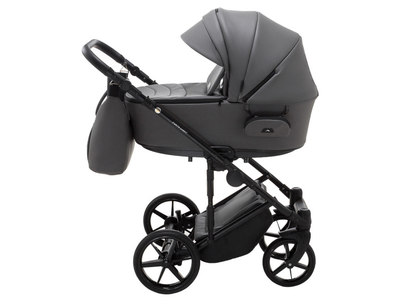 Коляска 2 в 1 Adamex Porto Light ECO SA-4 темно-серый, Фото 4