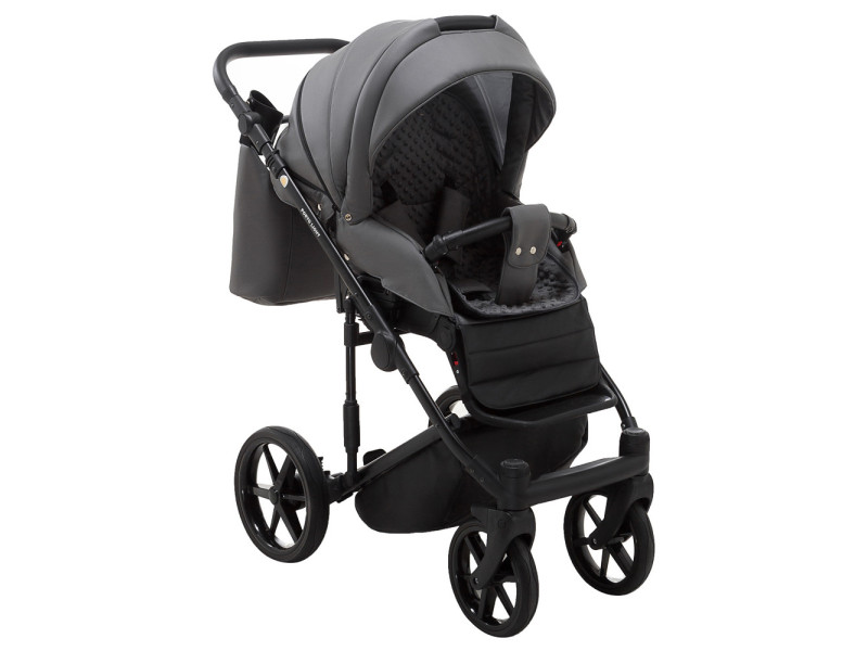 Коляска 2 в 1 Adamex Porto Light ECO SA-4 темно-серый, Фото 8