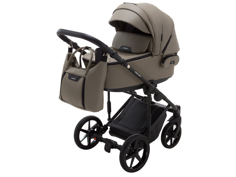 Коляска 2 в 1 Adamex Porto Light ECO SA-9 темный капучино, Фото 3