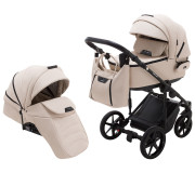 Коляска 2 в 1 Adamex Porto Light ECO SA-8 бежевый