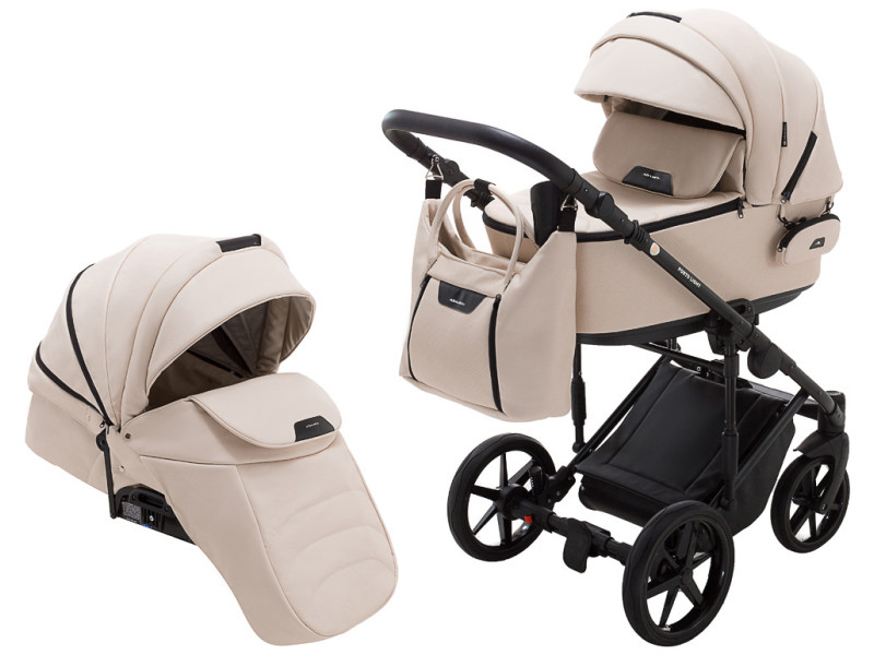 Коляска 2 в 1 Adamex Porto Light ECO SA-8 бежевый, Фото 1