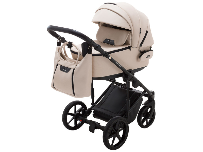 Коляска 2 в 1 Adamex Porto Light ECO SA-8 бежевый, Фото 3