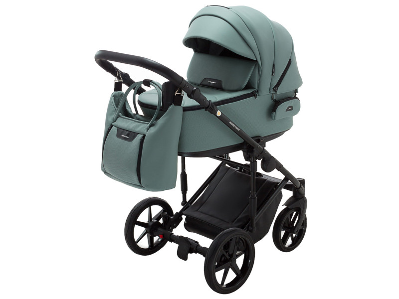 Коляска 2 в 1 Adamex Porto Light ECO SA-20 нефрит, Фото 3