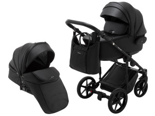 Коляска 2 в 1 Adamex Porto Light ECO SA-2 чорний