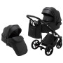 Коляска 2 в 1 Adamex Porto Light ECO SA-2 черный