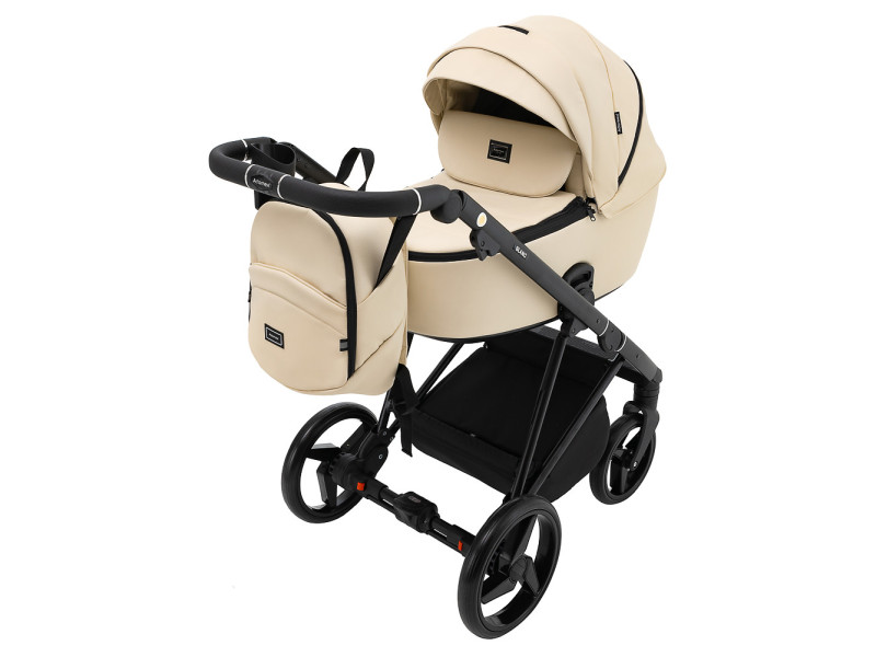 Коляска 2 в 1 Adamex Blanc Eco SA-8 бежевый, Фото 3