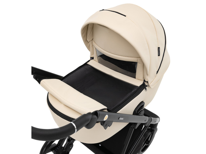 Коляска 2 в 1 Adamex Blanc Eco SA-8 бежевый, Фото 7