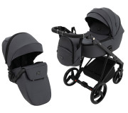 Коляска 2 в 1 Adamex Blanc Eco SA-5 графіт