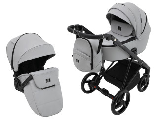 Коляска 2 в 1 Adamex Blanc Eco SA-3 світло-сірий