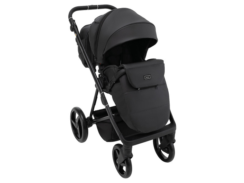 Коляска 2 в 1 Adamex Blanc Eco SA-2 чорний, Фото 8