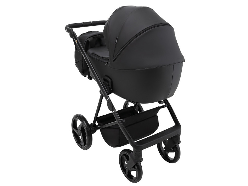 Коляска 2 в 1 Adamex Blanc Eco SA-2 чорний, Фото 5