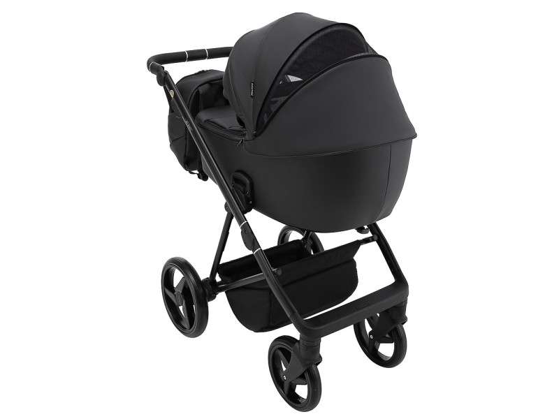 Коляска 2 в 1 Adamex Blanc Eco SA-2 чорний, Фото 6
