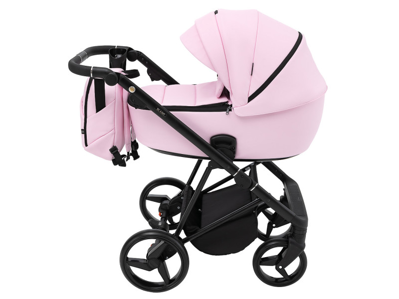 Коляска 2 в 1 Adamex Blanc Eco SA-16 рожевий, Фото 4