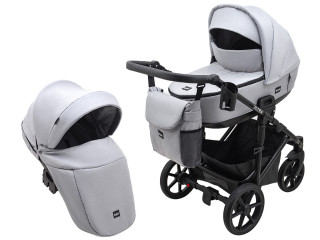 Коляска 2 в 1 Bair Ultra Soft U-218 сірий