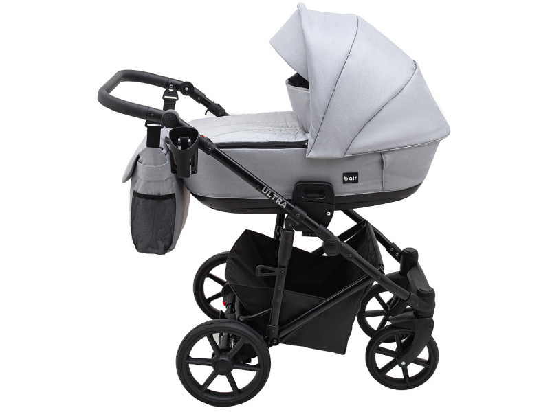Коляска 2 в 1 Bair Ultra Soft U-218 сірий, Фото 4