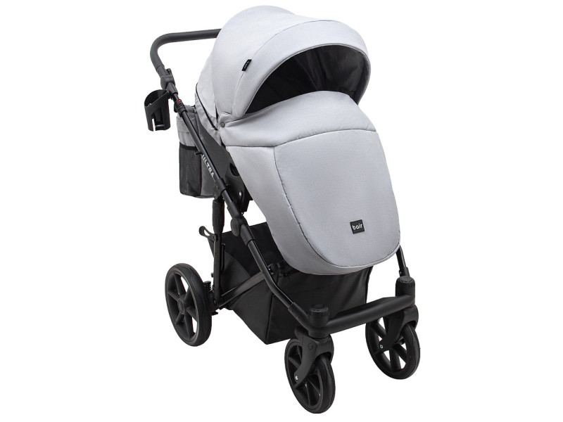 Коляска 2 в 1 Bair Ultra Soft U-218 сірий, Фото 7