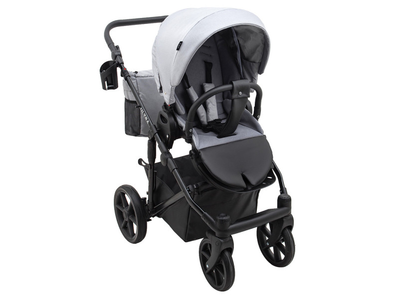 Коляска 2 в 1 Bair Ultra Soft U-218 сірий, Фото 8
