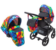 Коляска 2 в 1 Bair City Special 24 калейдоскоп