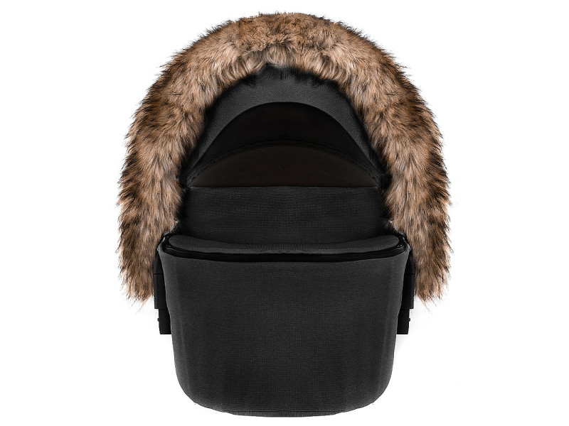 Хутро для капюшона Bair Hood Fur brown коричневий, Фото 4