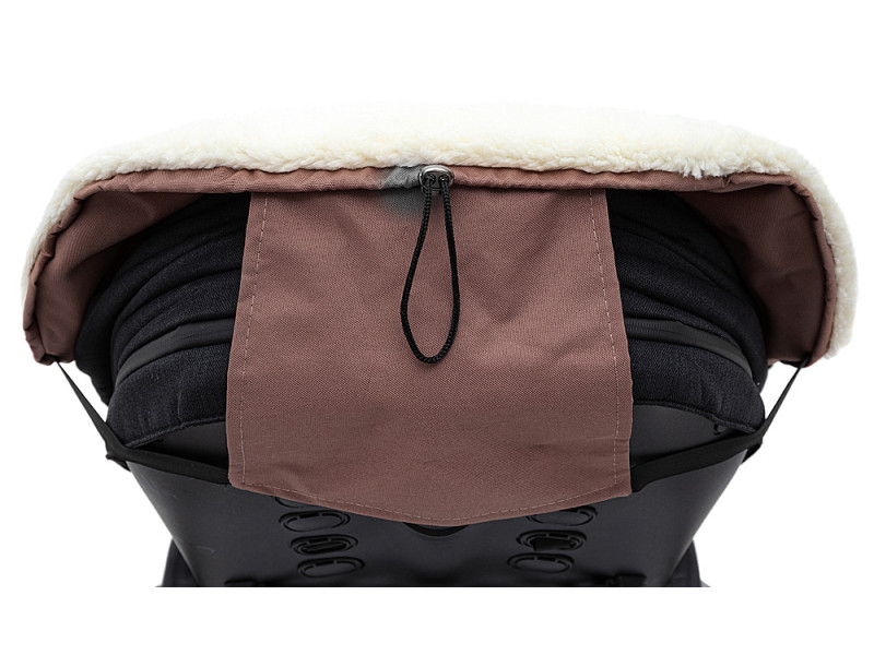 Зимовий конверт Babyroom Wool N-8 chocolate шоколад, Фото 6