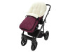Зимовий конверт Babyroom Wool N-8 bordo бордовий, Фото 12