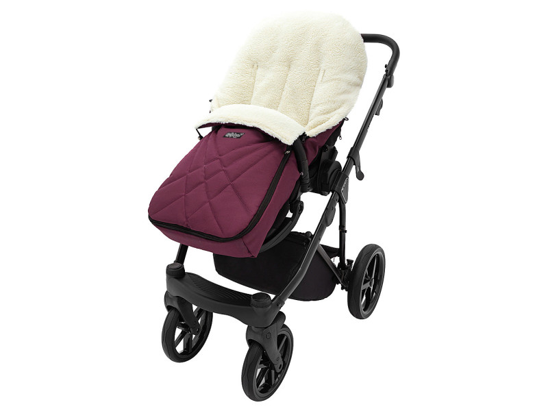 Зимовий конверт Babyroom Wool N-8 bordo бордовий, Фото 5