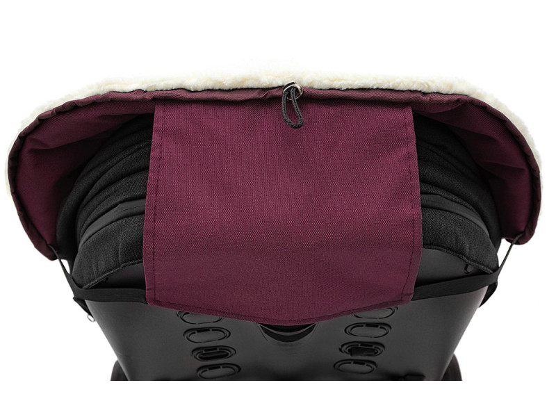 Зимовий конверт Babyroom Wool N-8 bordo бордовий, Фото 6