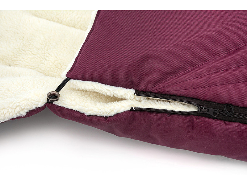 Зимовий конверт Babyroom Wool N-8 bordo бордовий, Фото 7