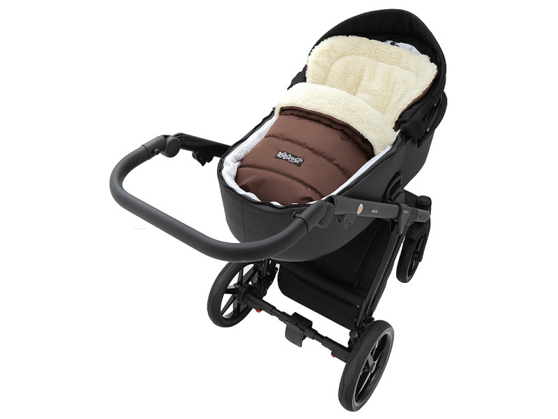 Зимовий конверт Babyroom Wool N-20 chocolate шоколад, Фото 7