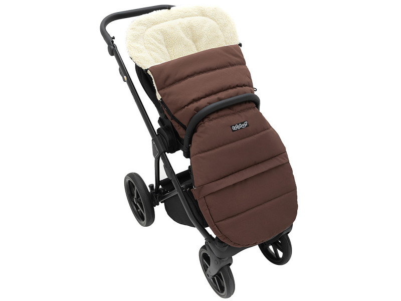 Зимовий конверт Babyroom Wool N-20 chocolate шоколад, Фото 8