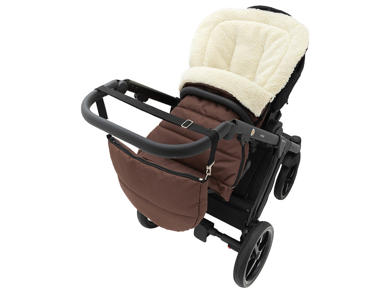 Зимовий конверт Babyroom Wool N-20 chocolate шоколад, Фото 9