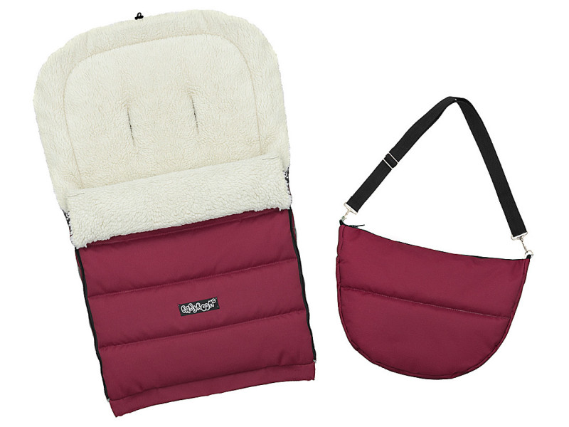 Зимовий конверт Babyroom Wool N-20 bordo бордовий, Фото 6