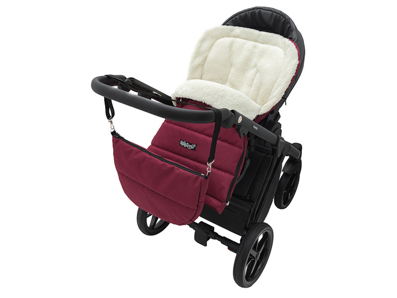 Зимовий конверт Babyroom Wool N-20 bordo бордовий, Фото 9