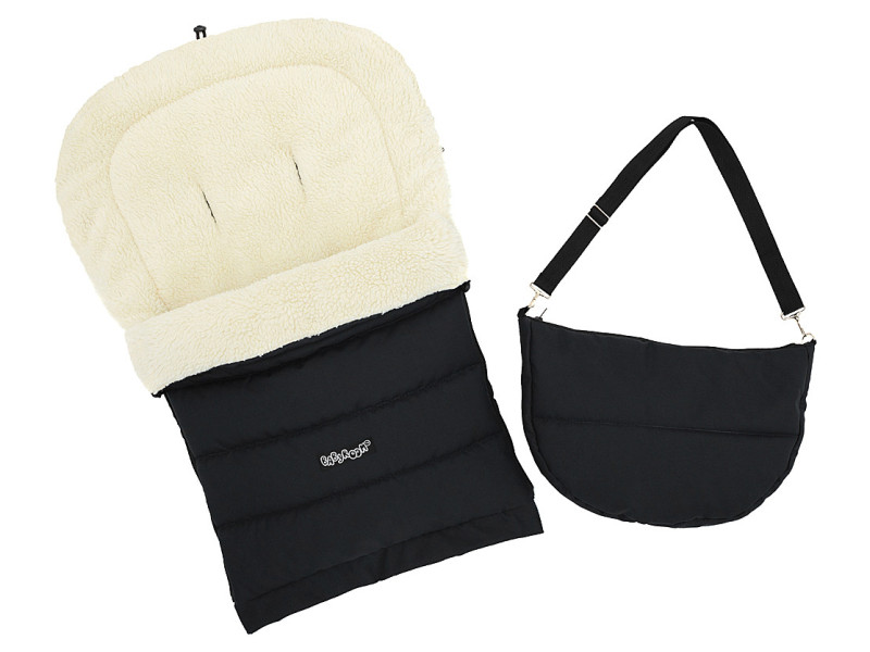 Зимовий конверт Babyroom Wool N-20 black чорний, Фото 6