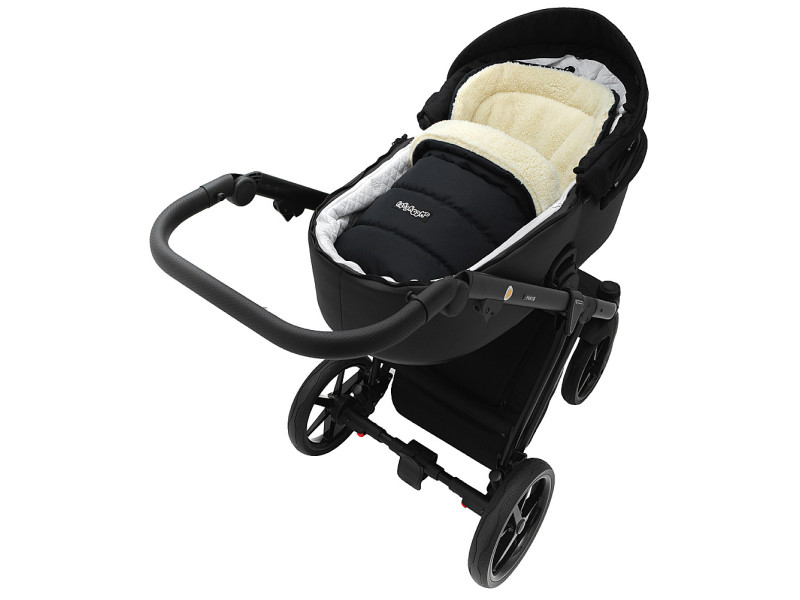 Зимовий конверт Babyroom Wool N-20 black чорний, Фото 7