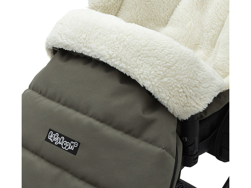 Зимовий конверт Babyroom Wool N-20 хакі, Фото 10
