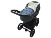 Зимовий конверт Babyroom Wool N-20 jeans blue синій, Фото 16