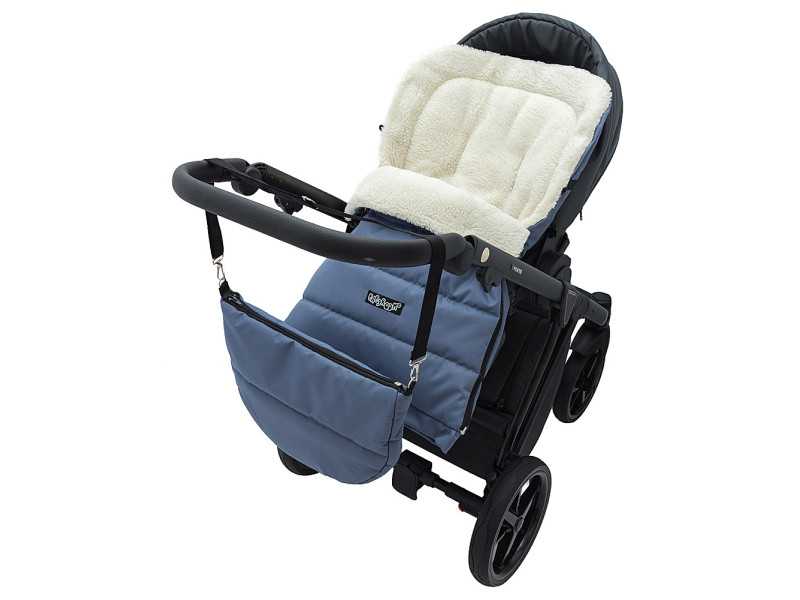 Зимовий конверт Babyroom Wool N-20 jeans blue синій, Фото 9