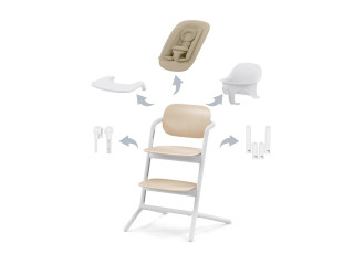 Стілець Cybex Lemo 4в1 Sand White