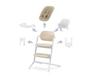 Стул Cybex Lemo 4в1 Sand White