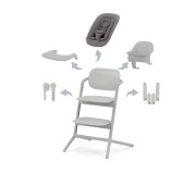 Стілець Cybex Lemo 4в1 Suede Grey