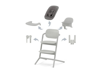 Стілець Cybex Lemo 4в1 Suede Grey