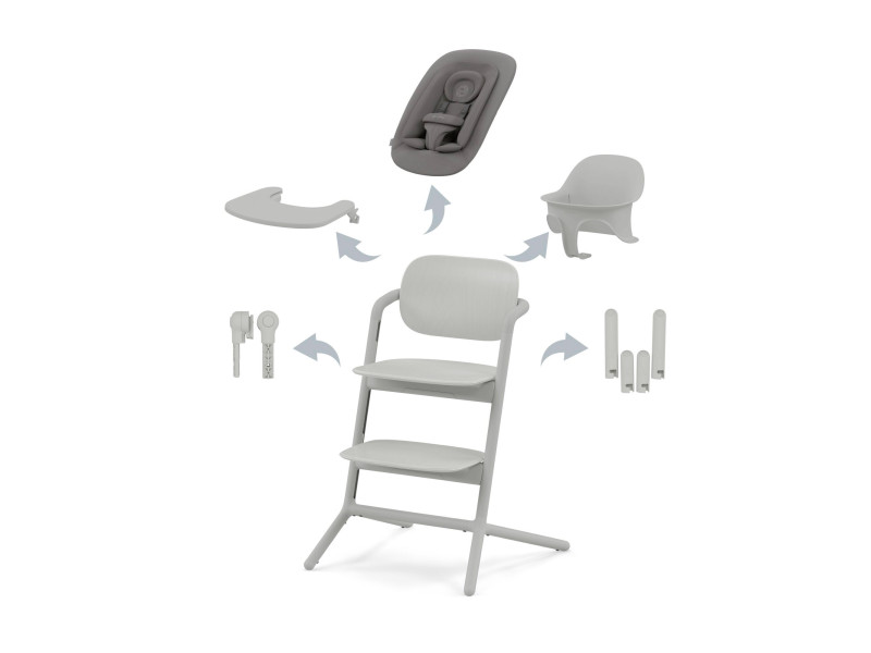 Стілець Cybex Lemo 4в1 Suede Grey, Фото 1