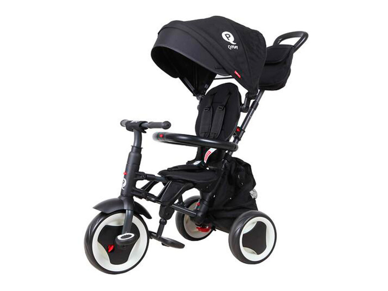 Велосипед складаний триколісний Qplay RITO Plus EVA Black, Фото 1