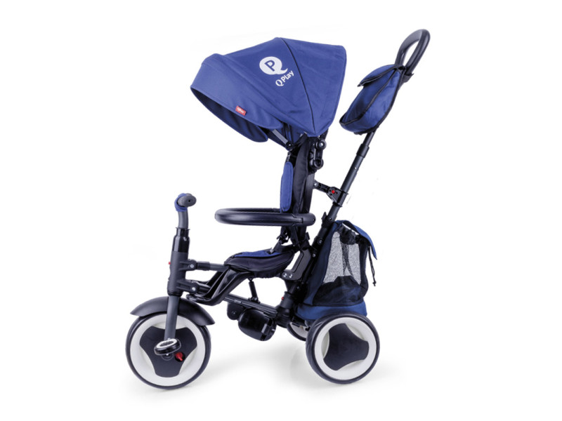 Велосипед складаний триколісний Qplay RITO Plus EVA Blue, Фото 1