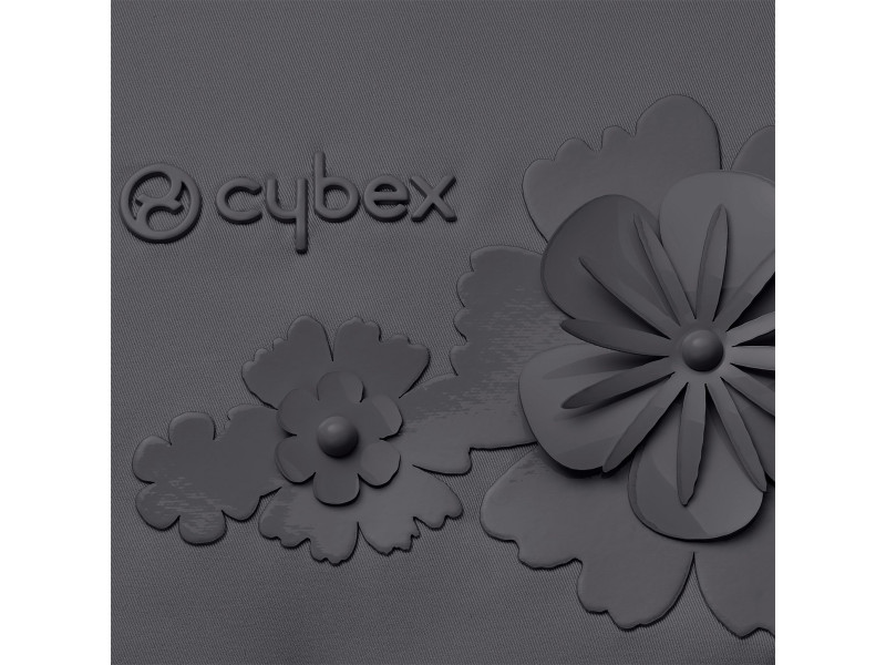 Чохол для ніг Cybex Platinum Simply Flowers Grey, Фото 4