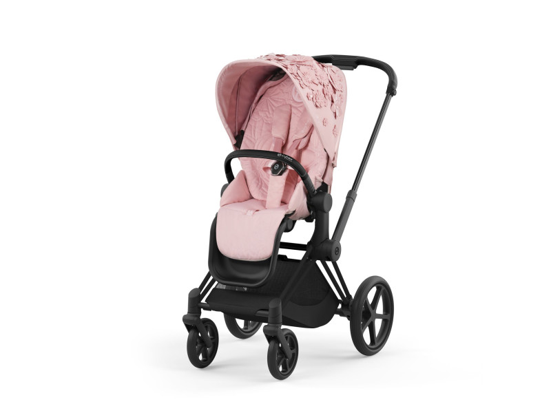 Чохол тканинний для прогулянкового блоку Cybex Priam Simply Flowers Pink, Фото 3