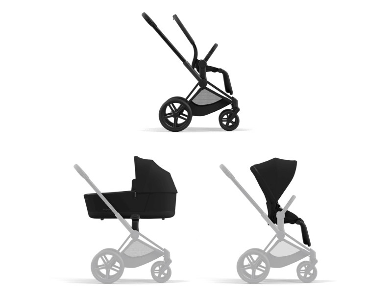Шассі Cybex Priam & каркас Matt Black, Фото 3