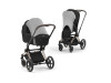 Солнцезащитный чехол для коляски Cybex/Light Grey, Фото 5
